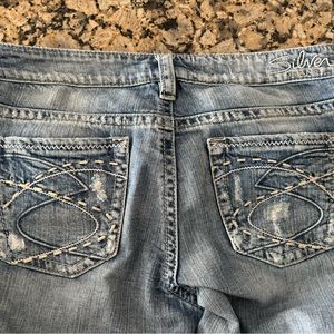 Ladies Silver jeans